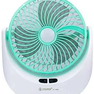 JY SUPER 1880 Lithium rechargeable mini fan with LED light
